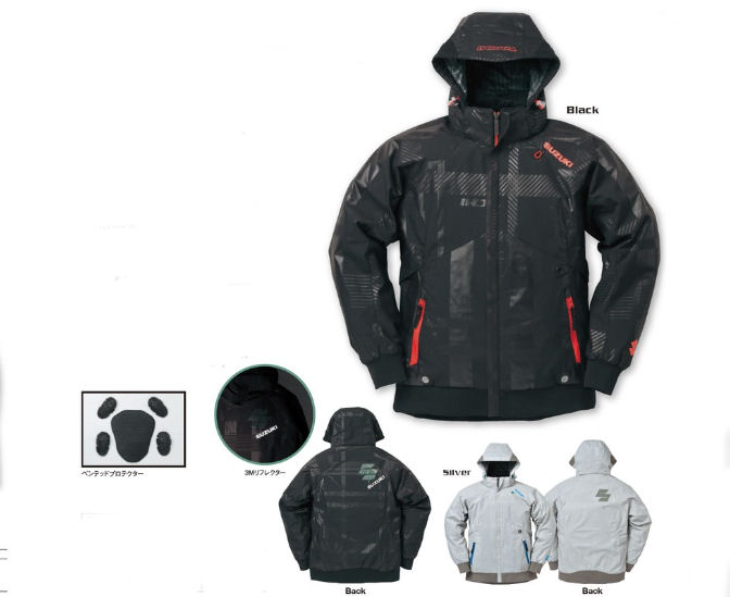 スズキ純正 SUZUKI+RS TAICHI WRパーカー M/シルバー スズキ オリジナル 用品
