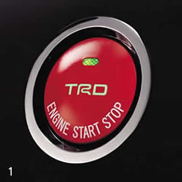 TRD プッシュスタートスイッチ [ MS422-00001(89611-SP000 ] ウィンダム MCV30 適合 ACV4#（06.1～ (必要個数 1個)