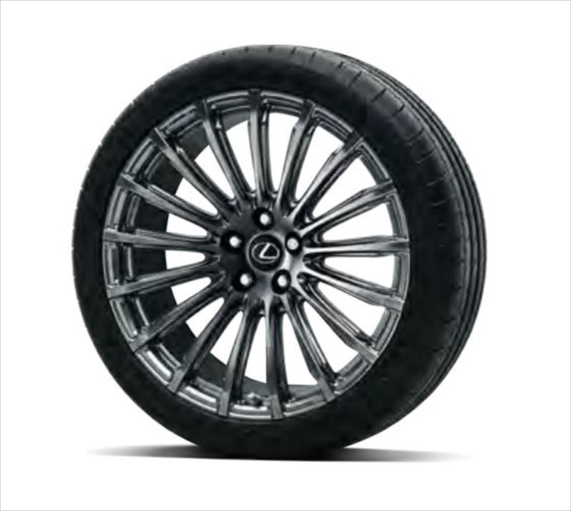 『LS』 純正 GVF50 GVF55 VXFA50 VXFA55 TRD 21インチ鍛造アルミホイール&タイヤセット（ダイヤモンドグレーメタリック2） ※１本からの販売 パーツ レクサス純正部品 0 オプション アクセサリー 用品