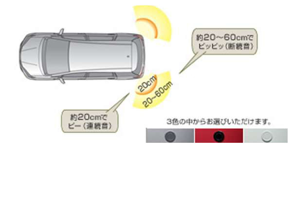 オーリス 純正 ZRE152H オプション セキュリティー 危険察知 用品 接触防止 センサー別売り パーツ アクセサリー auris ブザー