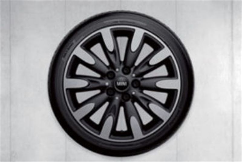 『MINI 3ドア MINI 5ドア』 純正 XU15MW ルーレット・スポーク502 2トーン 7J×17 アロイ・ホイール ※１本より ※センターキャップ、エアバルブ別売 パーツ MINI純正部品 電球 照明 ライト オプション アクセサリー 用品