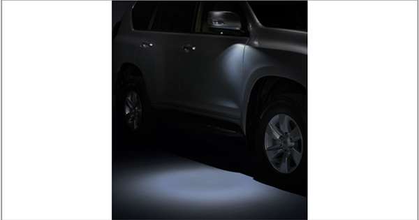 『ランドクルーザー プラド』 純正 LAND CRUISER PRADO ウェルカムライト（運転席・助手席）本体のみ ※ドアミラーカバー、ロアカバーは別売 パーツ トヨタ純正部品 サイドミラーカバー カスタム オプション アクセサリー 用品