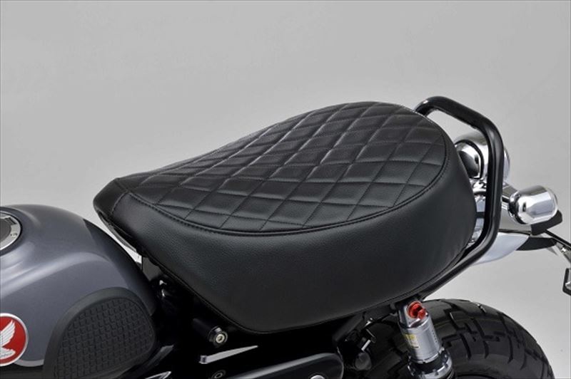 『モンキー 125cc』 JB03 社外品 SP武川 クッションシートカバー（ダイヤモンドステッチ） ※合皮（ブラック） HONDA_2輪 パーツ 座席カバー 汚れ シート保護 オプション アクセサリー 用品