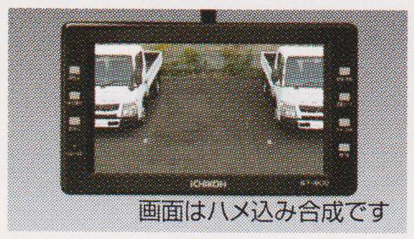 キャンター パーツ バックモニター(セーフティビジョン)(市光工業製)の6.1型液晶カラーモニター 三菱ふそう純正部品 FBA60 FBA30 オプション アクセサリー 用品 純正 送料無料