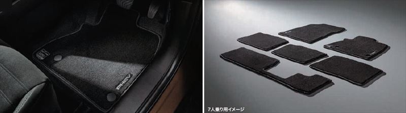 『アウトランダー』 純正 GN0W フロアマット ※5人乗り車 パーツ 三菱純正部品 フロアカーペット カーマット カーペットマット オプション アクセサリー 用品