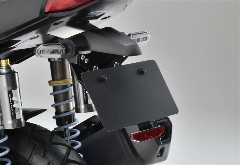 『ADV160』 KF54 社外品 キタコ フェンダーレスKIT ※ブラック HONDA_2輪 パーツ オプション アクセサリー 用品