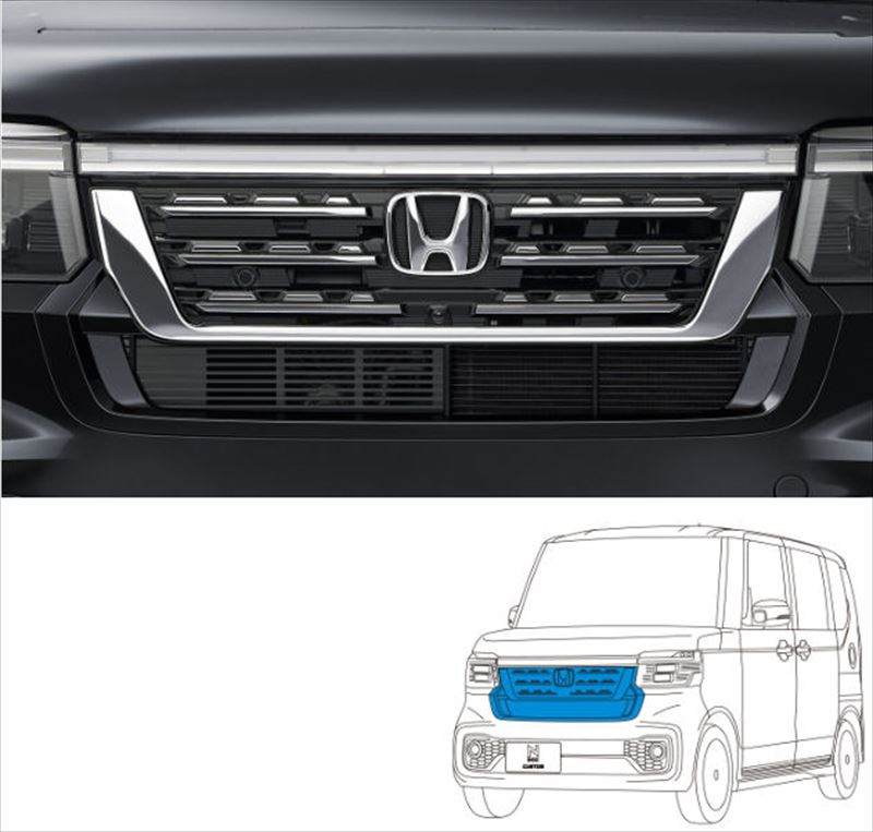 Honda Nボックスグリルガーニッシュ Amazon.co.jp: Ithacolea ホンダ N-BOXカスタムに適合 JF5 JF6
