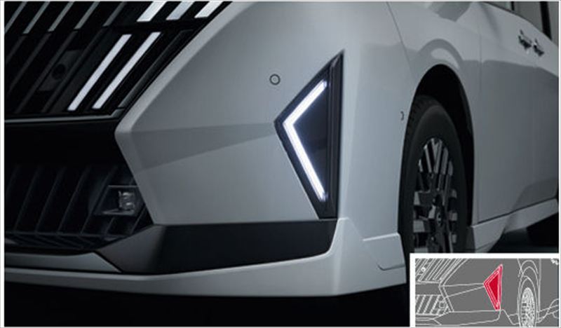 『セレナ』 純正 C28系 フロントバンパーイルミネーション パーツ 日産純正部品 ライト 照明 ドレスアップ オプション アクセサリー 用品｜株式会社　スズキモータース