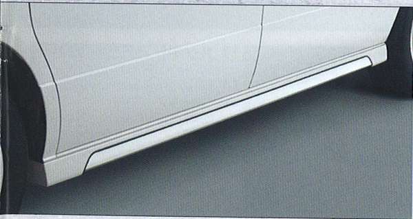 『エルグランド』 純正 E51 サイドシルプロテクター（ステンレスプレート埋込タイプ） パーツ 日産純正部品 サイドスポイラー エアロパーツ カスタム ELGRAND オプション アクセサリー 用品