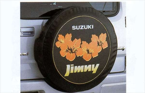 ジムニーJB64 純正スペアタイヤカバー JIMNYロゴタイプ K-BREAK ジムニー/シエラ（JB64W/JB74W） タイヤカバー（JIMNY筆記体