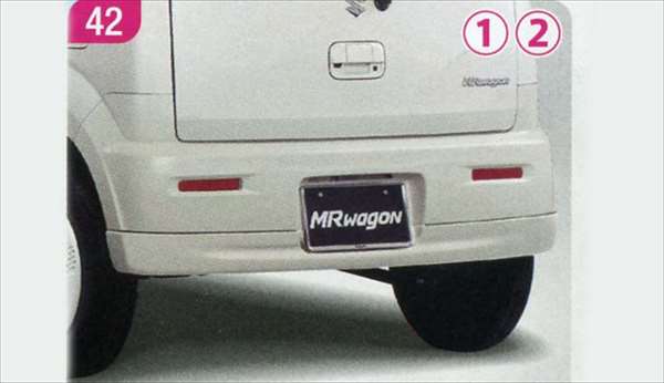 Mrワゴン 純正 Mf33s リヤアンダースポイラー パーツ パーツ スズキ純正部品 オプション 内装パーツ アクセサリー