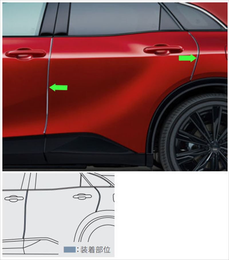 楽天市場】『クラウンスポーツ』 純正 AZSH36W サイドバイザー ※1台分