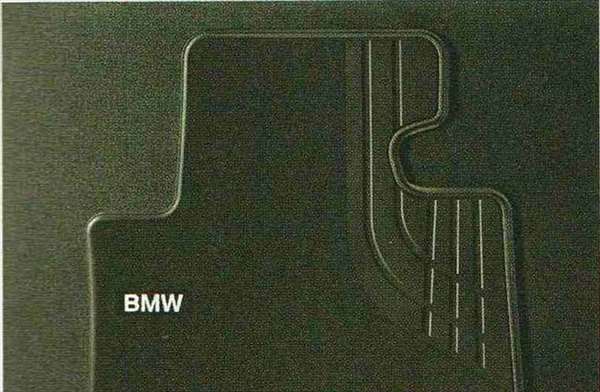 3 SEDAN・TOURING パーツ フロア・マット・セットＴｅｘｔｉｌｅ ブラック（Ｓｒａｎｄａｒｄ）のリヤ・セット BMW純正部品 3A20 3B20 3D20 3A30 オプション アクセサリー 用品 純正 マット