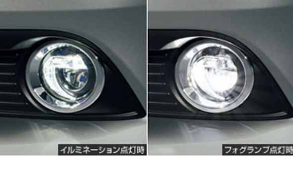 『ノア』 純正 APXGB ＬＥＤフォグランプ イルミネーション付 本体のみ ※スイッチ別売り パーツ トヨタ純正部品 フォグライト 補助灯 霧灯 noa オプション アクセサリー 用品