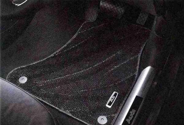 A5・S5 パーツ フロアマット コンフォート ブラック アウディ純正部品 8TCDNF 8TCGWL オプション アクセサリー 用品 純正 マット 送料無料