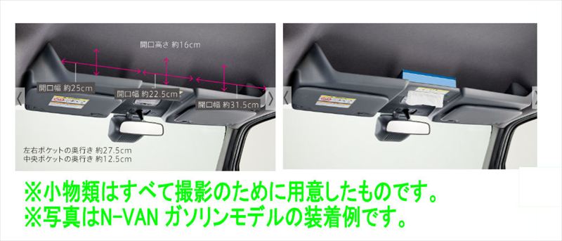 『N-VAN:e』 純正 JJ3 ルーフコンソールの本体のみ パーツ ホンダ純正部品 オプション アクセサリー 用品｜株式会社　スズキモータース