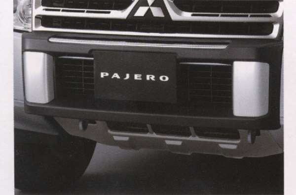 【Y】パジェロ V98W用 (純正) ナッジバー Y】パジェロ V98W用 (純正) ナッジバー V98W ナッジバー取り付け（三菱