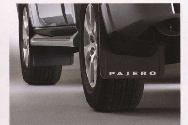 『パジェロ』 純正 V98W V97W V93W マッドフラップ パーツ 三菱純正部品 PAJERO オプション アクセサリー 用品