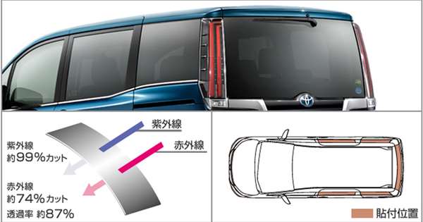 楽天市場】『エスクァイア』 純正 ZWR80G ZRR80G リヤスポイラー LED付