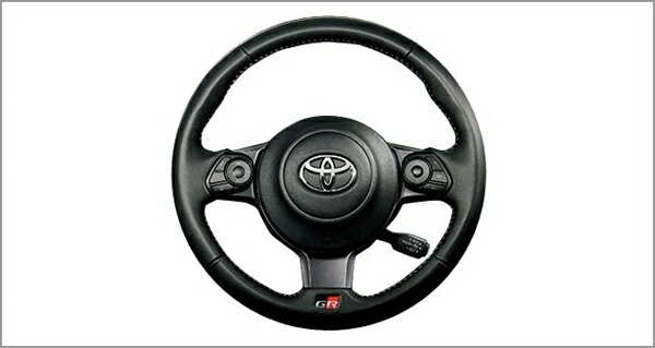 楽天市場】トヨタ純正部品 GR小径本革巻き3本 ハンドルスポーク