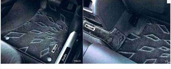 Q7 パーツ フロアマット/ハイグレード（ブラック/RHD）7人乗り用 アウディ純正部品 4LCJTS オプション アクセサリー 用品 純正 マット 送料無料