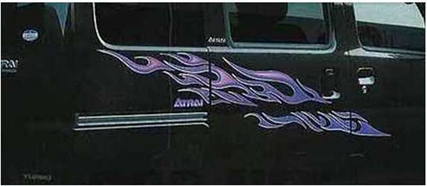 『アトレー』 純正 S321G S331G ストライプ（ファイヤーII） パーツ ダイハツ純正部品 メッキ atrai オプション アクセサリー 用品