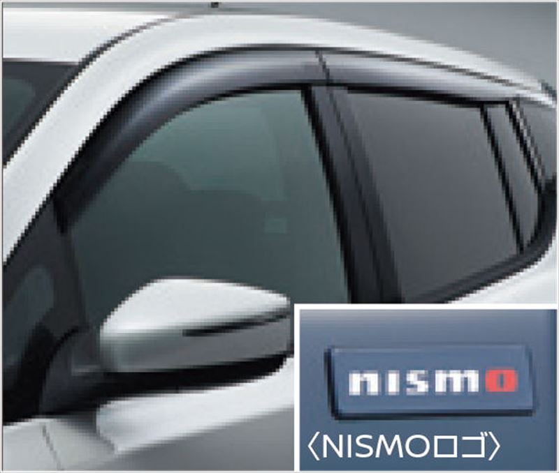 『リーフ』 純正 ZE1 NISMO プラスチックバイザー ※１台分 パーツ 日産純正部品 ドアバイザー サイドバイザー オプション アクセサリー 用品｜株式会社　スズキモータース