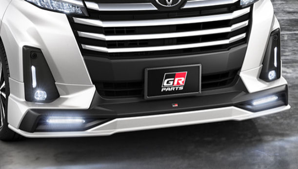 GR PARTS フロントスポイラー（LED付）（カスタム用） ※パールホワイト3用 MS341-B1018-A0 ルーミー用 トヨタ