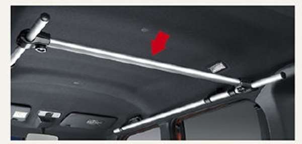 ダイハツ 純正 クロスシステムバー 単体2本 ウェイク ロッドホルダー