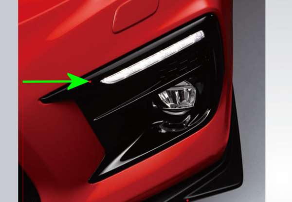 スバル純正 GRB 前期バンパー用 フォグカバー スバル(純正) GV/GR純正フォグカバー のパーツレビュー