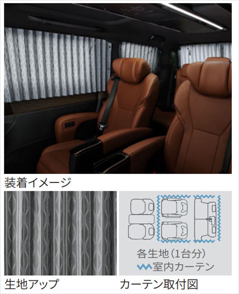 『ヴェルファイア』 純正 AAHH40W TAHA40W AAHH45W TAHA45W 室内カーテン(一重・プリーツタイプ) パーツ トヨタ純正部品 目隠し 日除け スモーク オプション アクセサリー 用品|株式会社 スズキモータース