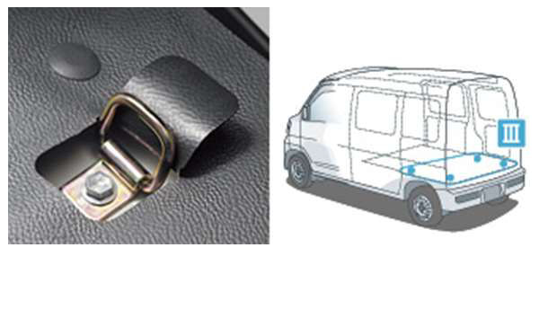 楽天市場】『ピクシスバン』 純正 S321M S331M 荷室フック 2個 パーツ