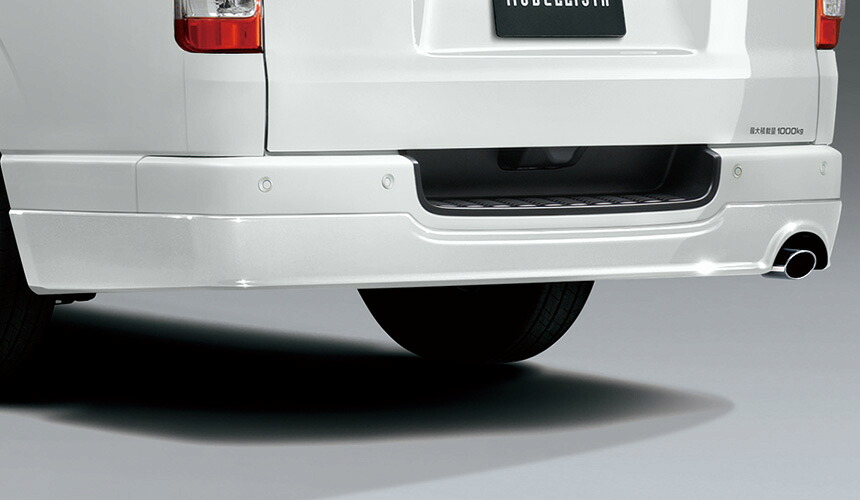 MODELLISTA リヤスカート Version1 ※ホワイトパールクリスタルシャイン D2641-21010-A1 ハイエース用 トヨタ