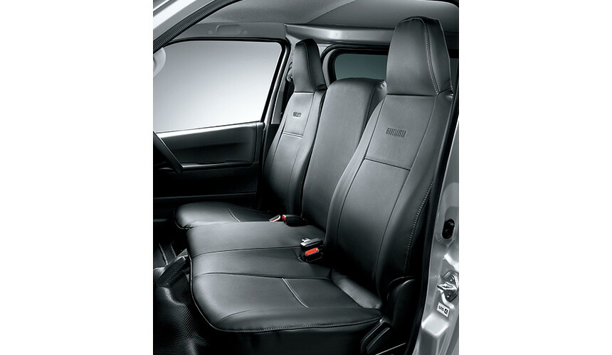 MODELLISTA 本革調シートカバー(ブラック) Interior ロングバンDX用 ※フロント D2714-21120 ハイエース用 トヨタ 37,719円