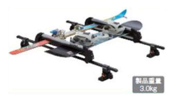 『イグニス』 純正 FF21S スキー&スノーボードアタッチメント(INNO製)のみ ※ベースキャリアは別売 パーツ スズキ純正部品 キャリアベース ルーフキャリア キャリア別売り ignis オプション アクセサリー 用品|株式会社 スズキモータース