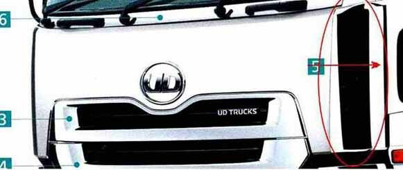 楽天市場】クオン パーツ メッキコーナーガーニッシュ 左右セット 日産