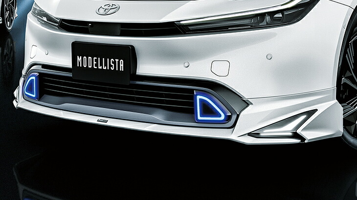 MODELLISTA フロントスポイラー(NEO ADVANCE STYLE) ※パノラミックビューモニター無車用 ※素地 ※2.4用 MSD41-47002-NP プリウス用 トヨタ
