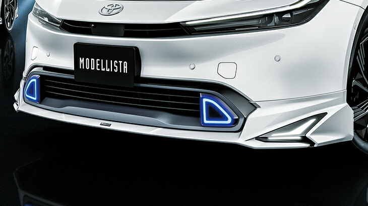 MODELLISTA フロントスポイラー(NEO ADVANCE STYLE) ※パノラミックビューモニター付車用 ※アッシュ ※2.9用 MSD41-47001-B1 プリウス用 トヨタ