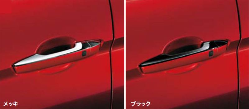 『ECLIPSE CROSS』 純正 GK1W GL3W ドアハンドルカバー ※フロント／リヤ左右セット パーツ 三菱純正部品 メッキ オプション アクセサリー 用品
