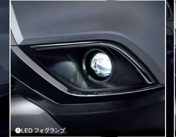 『アウトランダー』 純正 GF8W GF7W LEDフォグランプ パーツ 三菱純正部品 フォグライト 補助灯 霧灯 outlander オプション アクセサリー 用品