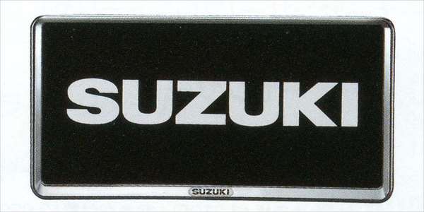 楽天市場】SUZUKI スズキ 純正 マックガード社製 ナンバープレート