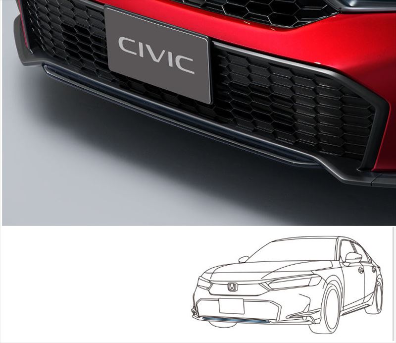 楽天市場】Honda ホンダ 純正 フロントバンパーガーニッシュ