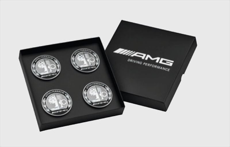 『Aクラス セダン』 純正 5BA 3DA 5LA 4BA AMGハブキャップ ※４個セット パーツ ベンツ純正部品 オプション アクセサリー 用品