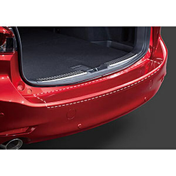 『MAZDA6』 純正 GJEFP GJ5FP GJ2FP GJ2AP リアバンパープロテクションフィルム パーツ マツダ純正部品 バンパーガード リヤバンパーステップガード 保護 オプション アクセサリー 用品