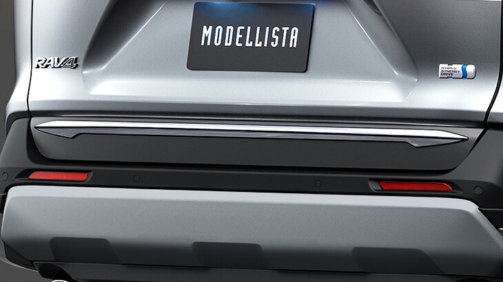 MODELLISTA バックドアガーニッシュ メッキ MSD16-42001 RAV4用 トヨタ