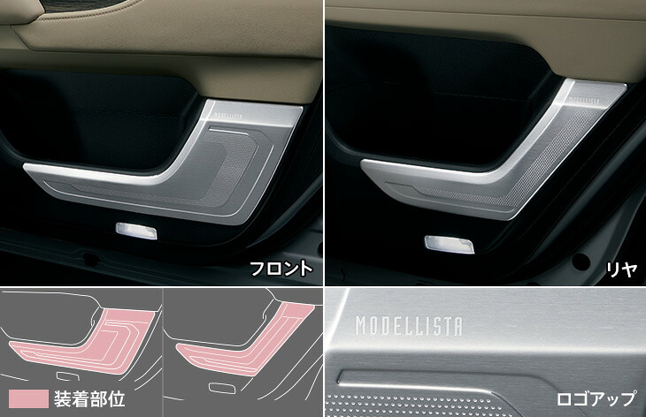 MODELLISTA メタルガーニッシュキット MSD50-60001 ランドクルーザー用 トヨタ