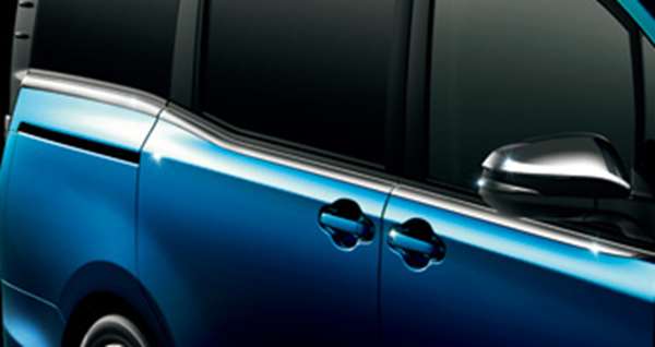 楽天市場】TOYOTA トヨタ 純正 サイドウィンドゥモール メッキ調 08165