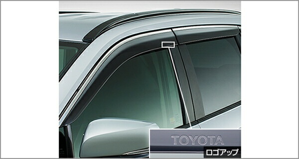 トヨタ純正 RAV4 サイドバイザー 08162-42080 TOYOTA トヨタ 純正 サイドバイザー RVワイド 1台分 08162-42080