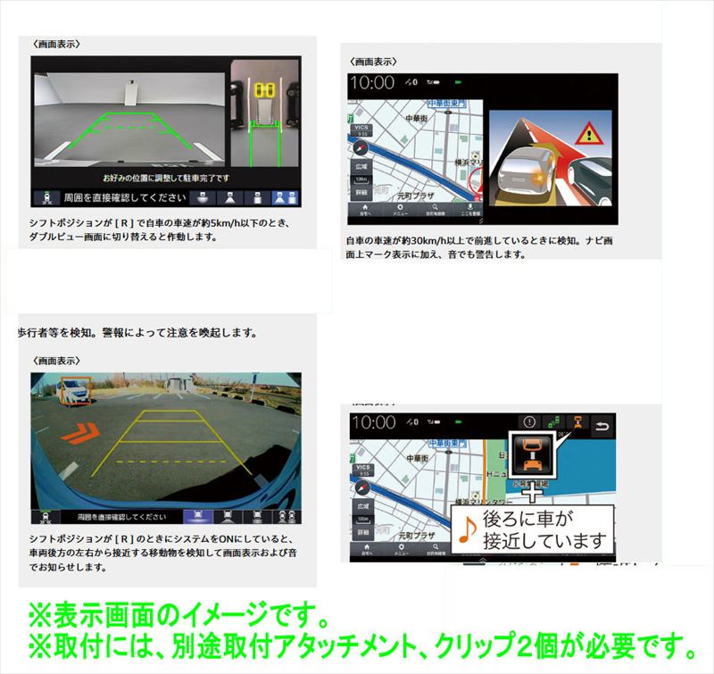 『ステップワゴン』 純正 RP6 RP7 RP8 リアカメラ de あんしんプラス4の本体のみ ※取付アタッチメント、クリップ別売 パーツ ホンダ純正部品 オプション アクセサリー 用品