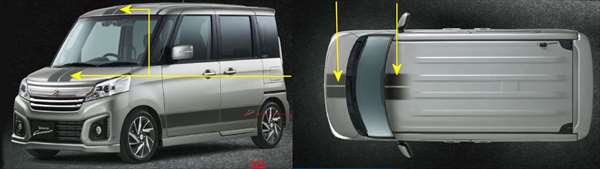 楽天市場 スペーシア 純正 Mk42s デカールセット ステッカーのみ パーツ スズキ純正部品 カーボン ステッカー シール ワンポイント Spacia オプション アクセサリー 用品 株式会社 スズキモータース